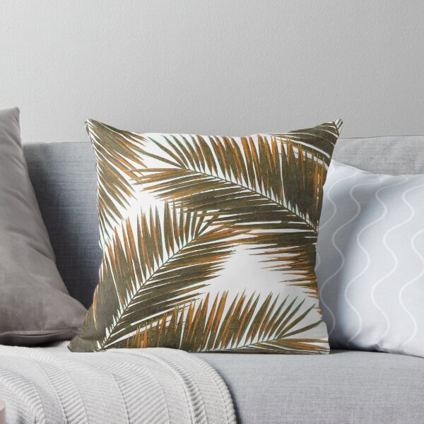 Item preview, Tropical Palm Leaf Pattern 6 - Tropical Wall Art - Summer Vibes - Modern, Minimal - Brown, Copper designed and sold by Studio Grafiikka.