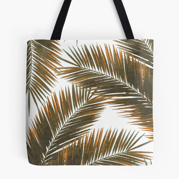 Item preview, Tropical Palm Leaf Pattern 6 - Tropical Wall Art - Summer Vibes - Modern, Minimal - Brown, Copper designed and sold by Studio Grafiikka.
