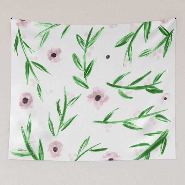 Item preview, Acuarela sutil de flores y hojas designed and sold by MathisDesigns.