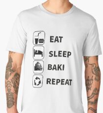 Grappler Baki, weight training clothing Men's Premium T-Shirt