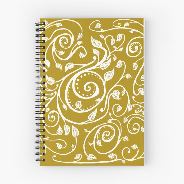 Item preview, Vines in Yellow designed and sold by Delilah Espinosa.