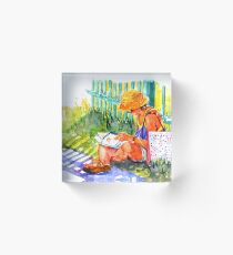 Avid reader #2 Acrylic Block
