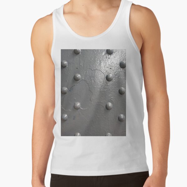 #steel, #stud, #abstract, #reflection, #dew, #pattern, #drop, #ColorImage Tank Top