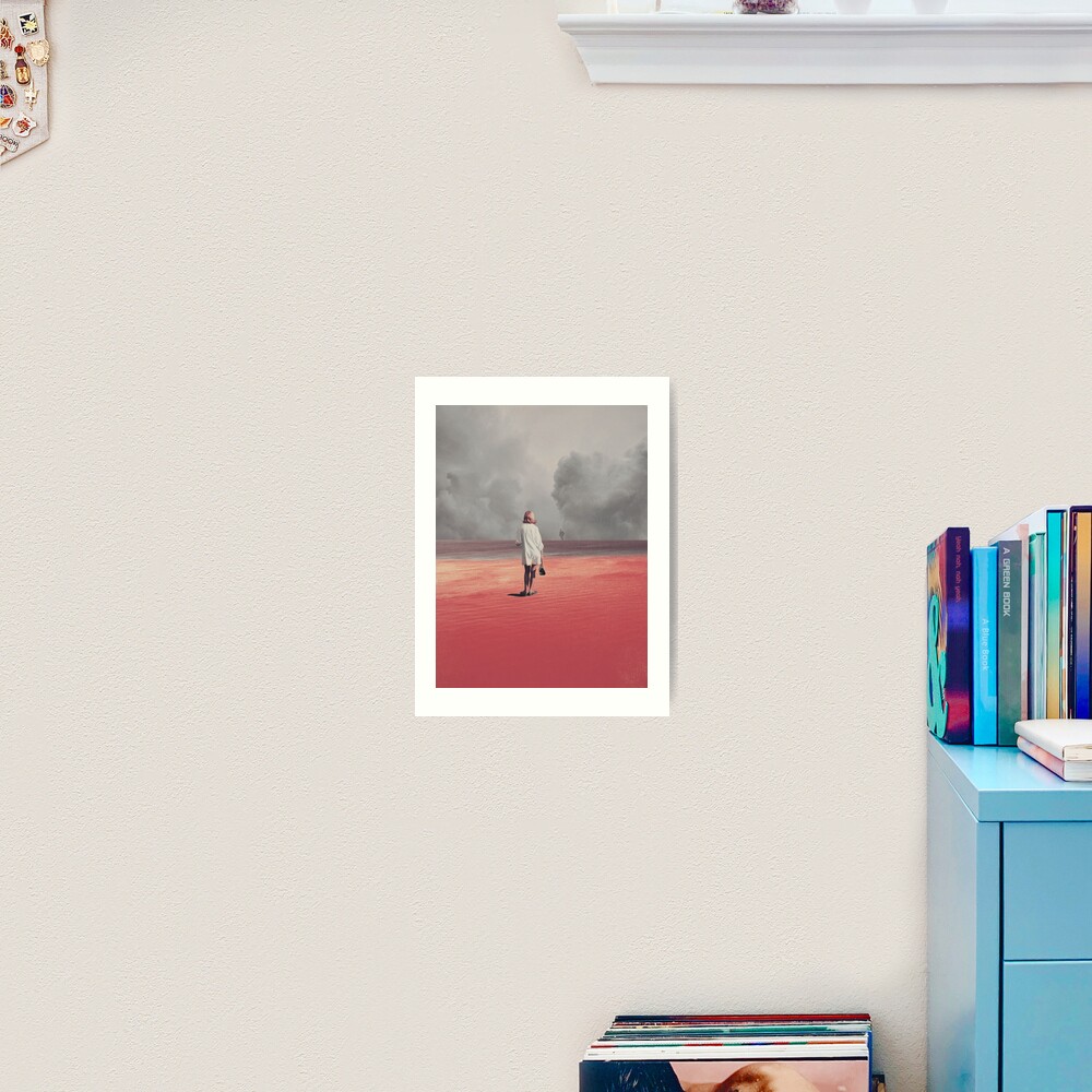 Watching you Leave me. Didn't want to Art Print