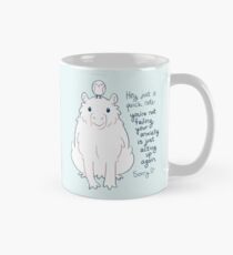 Taza clásica "No estás fallando" Capibara