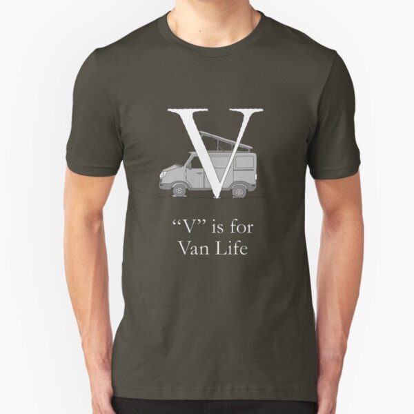 "V" is for Van Life Slim Fit T-Shirt
