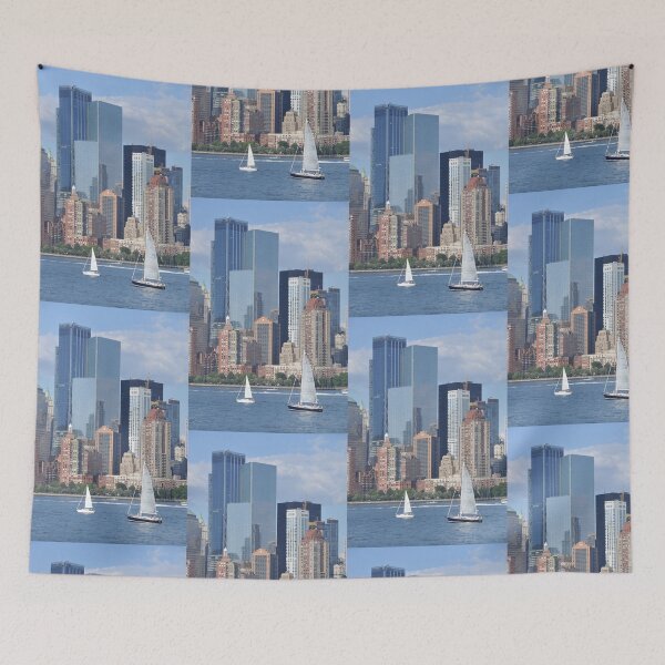 Item preview, Sailing on the Hudson with NYC Skyline in Background designed and sold by 2CrabbySisters.