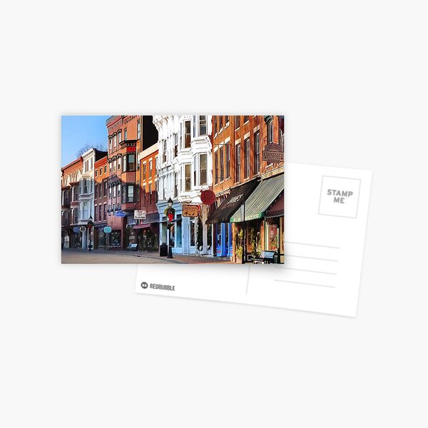 Main Street ~ Galena, Illinois Postcard