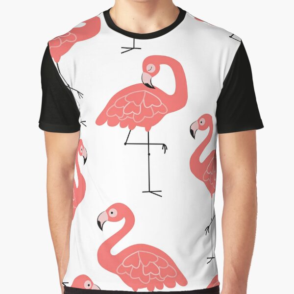 Let's Flamingo (Plain) Graphic T-Shirt
