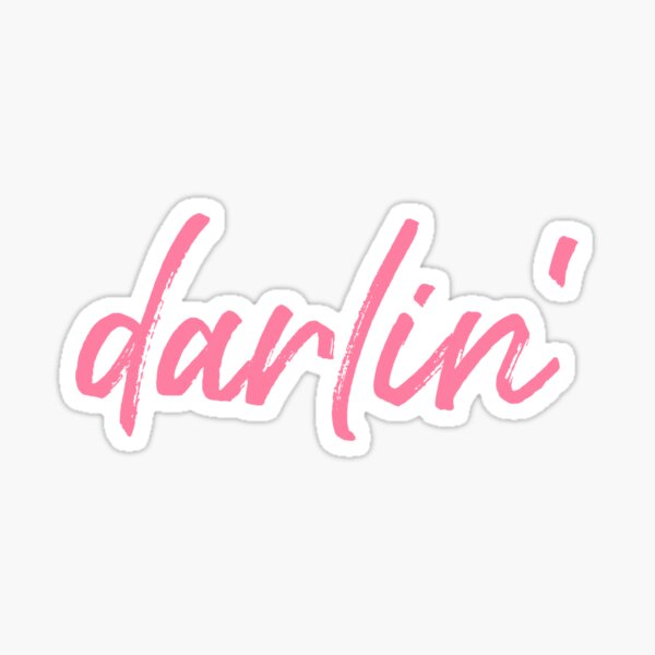 darlin-sticker-by-artmogi-redbubble