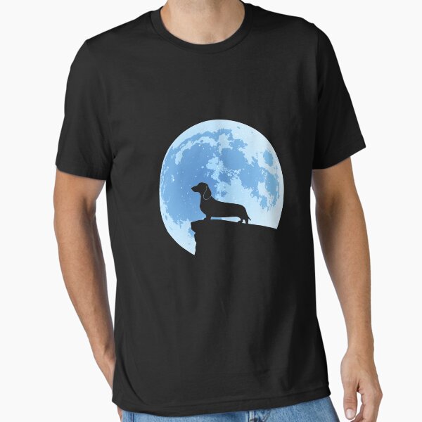 Item preview, Dachshund Moon Silhouette | NickerStickers® on Redbubble designed and sold by NickerStickers.