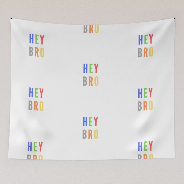 Item preview, Hey Bro Simple Writing Design designed and sold by Urban Binge.