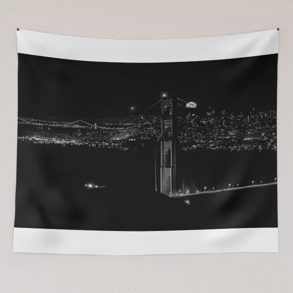 Item preview, The rise of the supermoon over San Francisco designed and sold by Rodney Johnson.