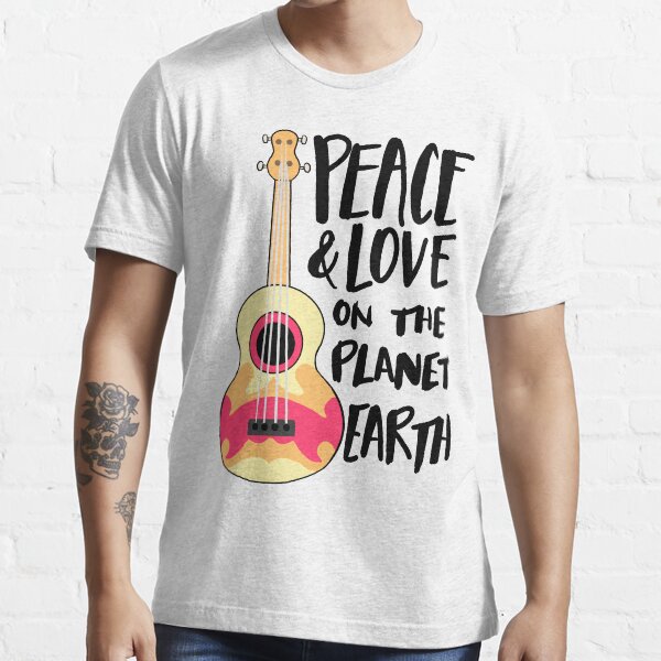 Peace & Love on the Planet Earth Essential T-Shirt