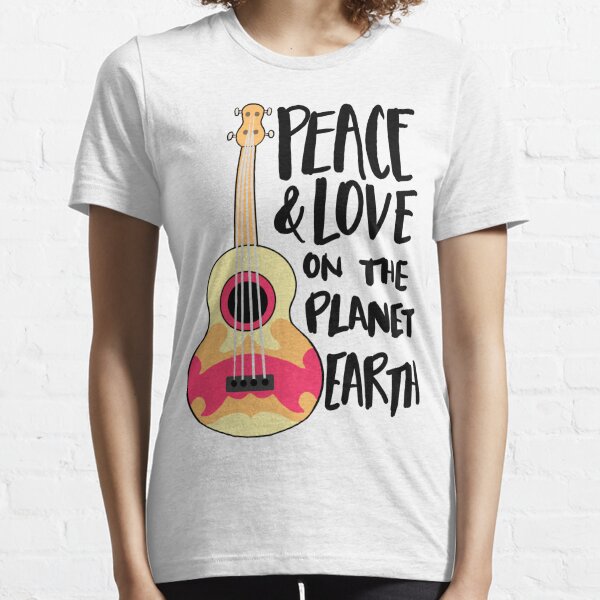 Peace & Love on the Planet Earth Essential T-Shirt