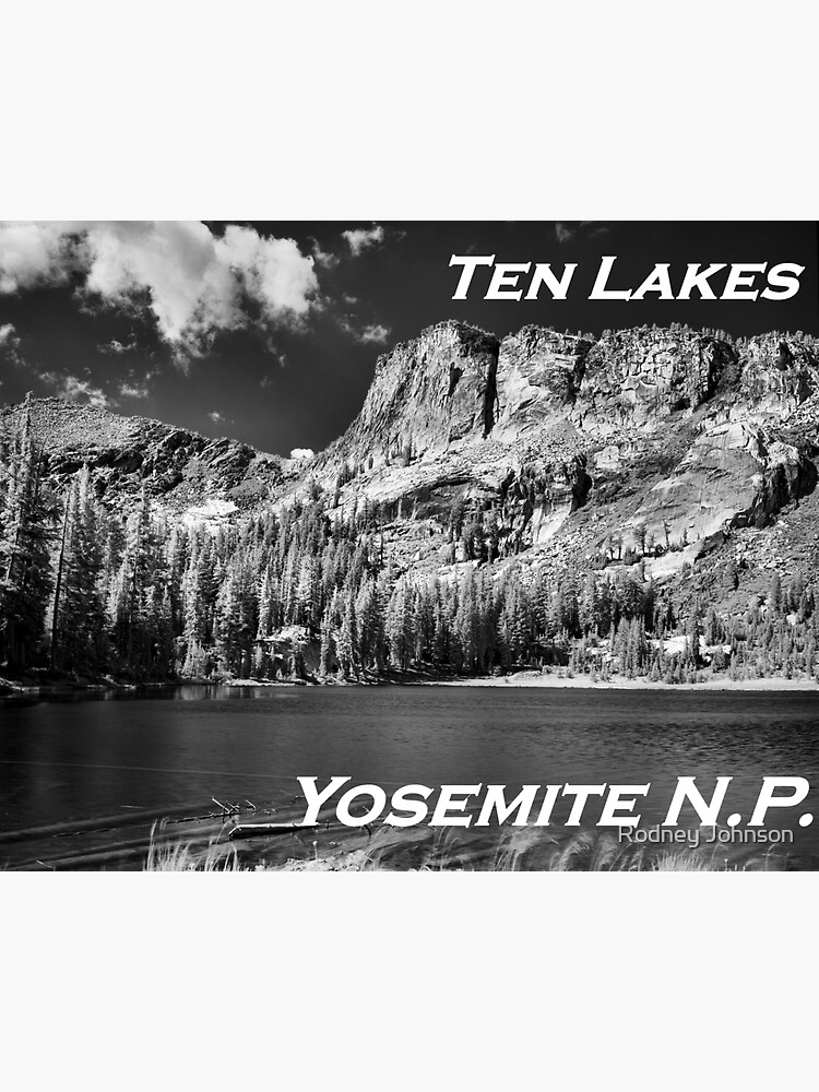 Thumbnail 3 of 3, Sticker, Ten Lakes Basin - Yosemite N.P. designed and sold by rodneyj46.