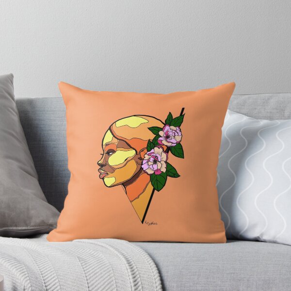 Item preview, girl with flowers orange designed and sold by Rscypher.