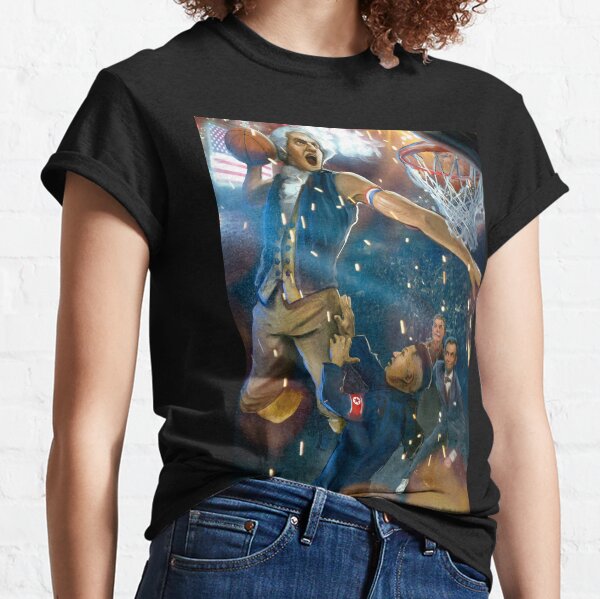 George Washington taucht auf Kim Jong Un auf Classic T-Shirt