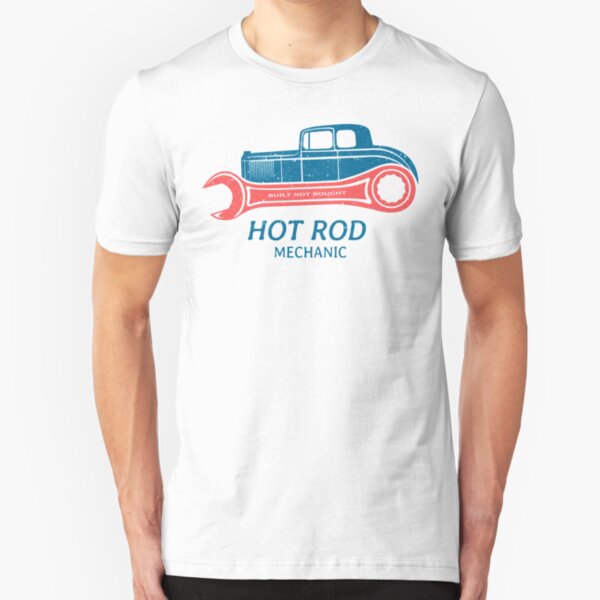 Hot Rod Mechanic Slim Fit T-Shirt