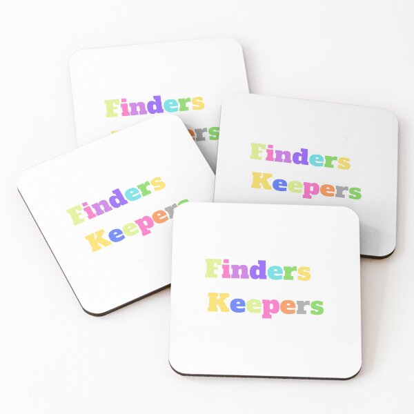 Item preview, Finders Keepers Colourful Simple Design designed and sold by Urban Binge.