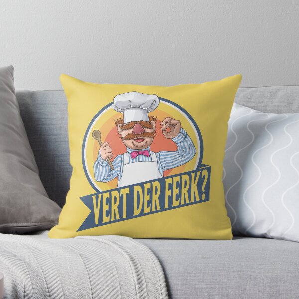 VERT DER FERK Throw Pillow