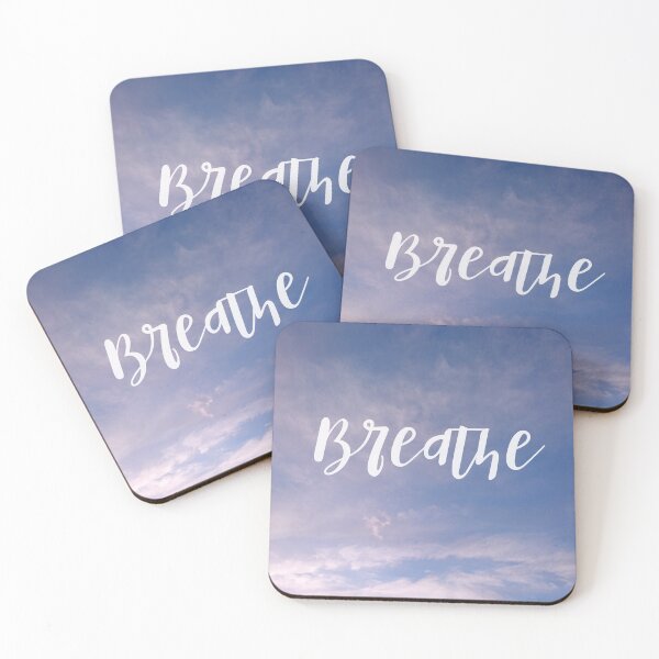 Item preview, Breathe - mindfulness relaxing sky and clouds  designed and sold by LittleBettyMakes.