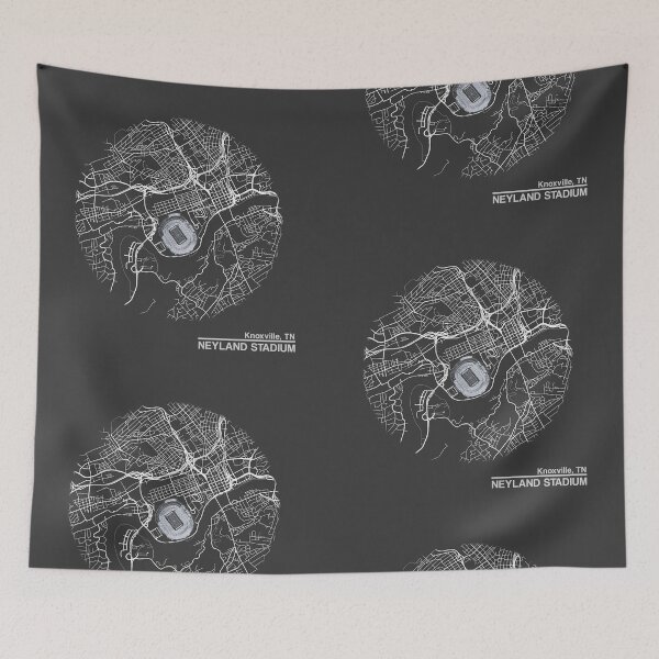 Item preview, Neyland Stadium Map designed and sold by Calvin Cuts.