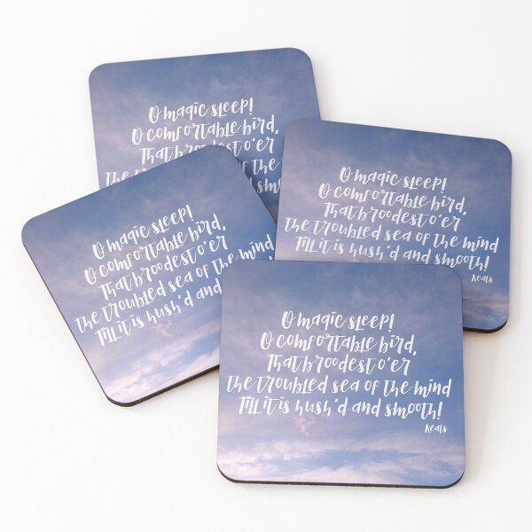 Item preview, John Keats Sleep Quote designed and sold by LittleBettyMakes.