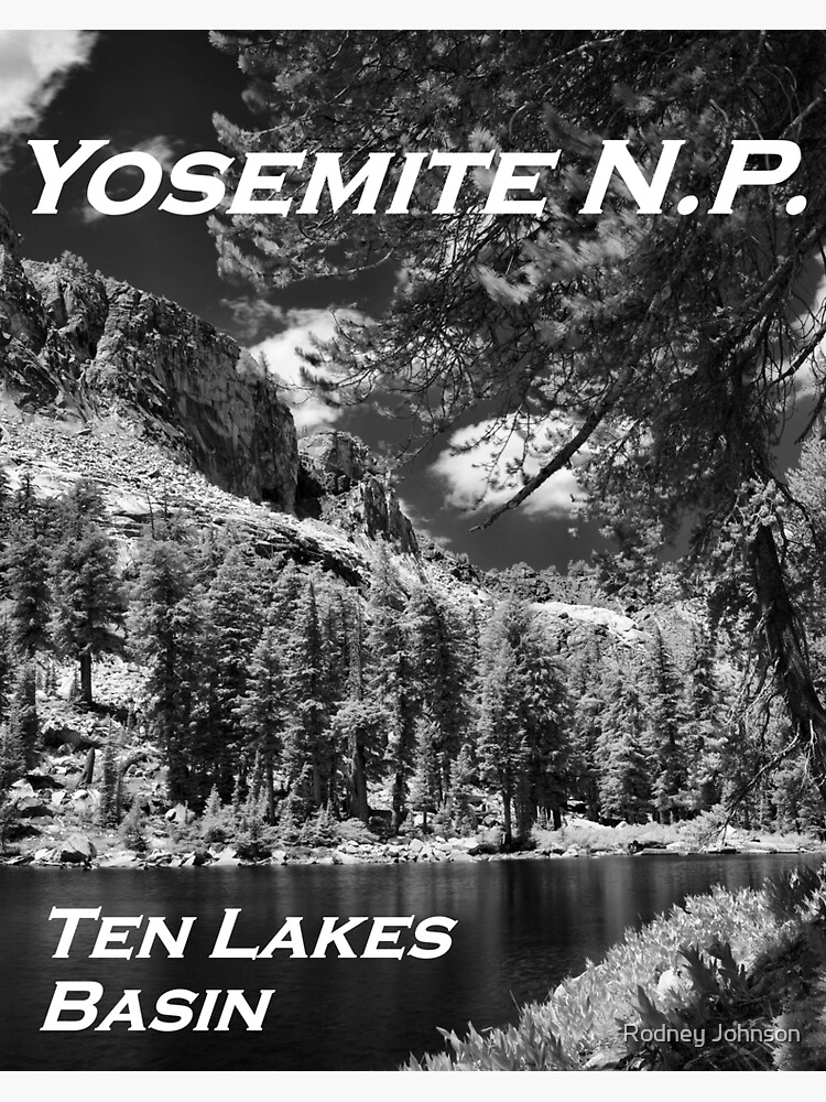 Thumbnail 3 of 3, Sticker, Ten Lakes Basin - Yosemite N.P. designed and sold by rodneyj46.