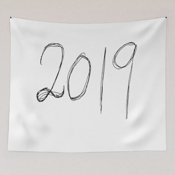 Item preview, 2019 Dark and Gritty Pen Text Year Number designed and sold by Michael Stewart.