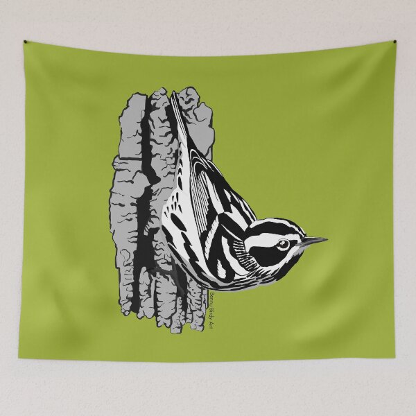 Item preview, Black-and-White Warbler designed and sold by BennuBirdy.