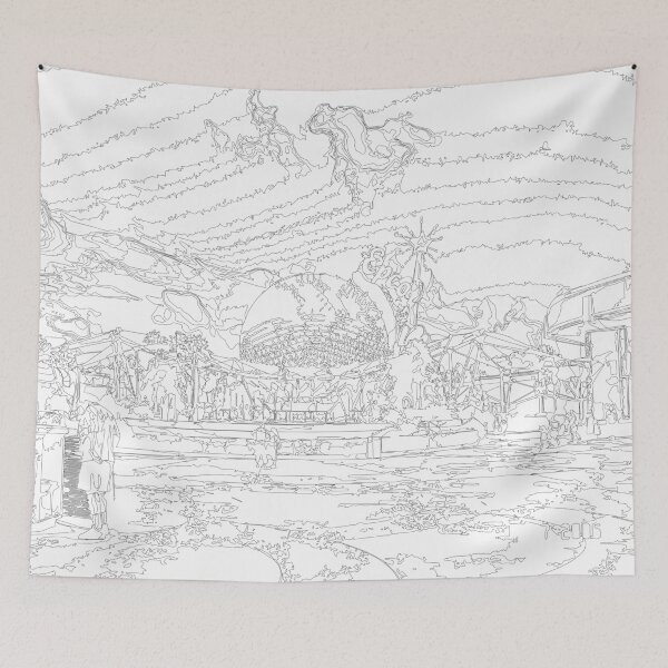 Item preview, Colour in Epcot designed and sold by Lyn Ellison - random and fun designs.