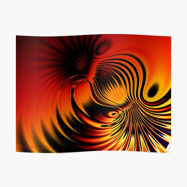 Red Hot Liquid Gold Poster