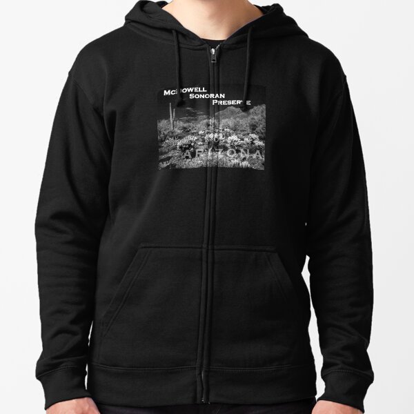 McDowell Sonoran Preserve, Scotsdale Arizona Zipped Hoodie