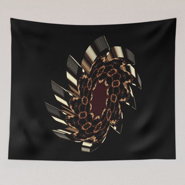 Item preview, Brown Geometric Flying Object designed and sold by SpieklyArt.