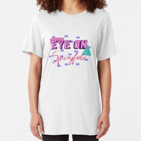Eye on Springfield The Simpsons Kent Brockman Slim Fit T-Shirt