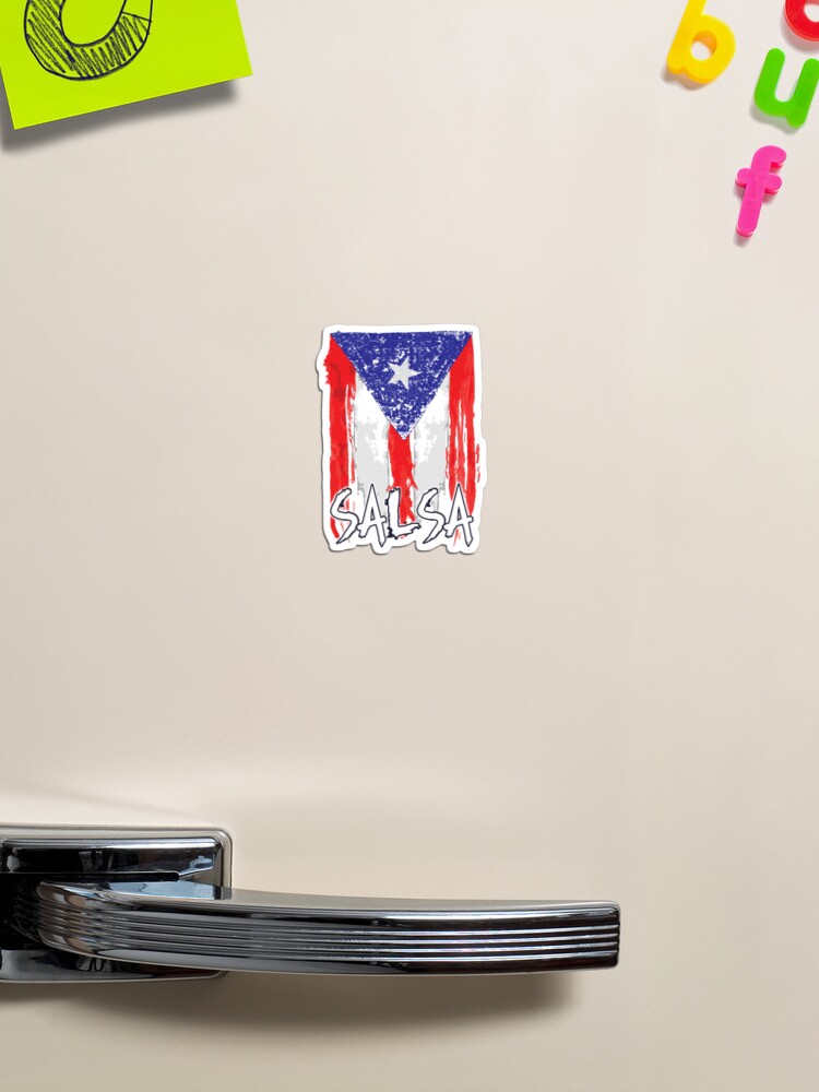 Puerto Rico is Salsa Salsero Boricua Flag Footsteps Magnets GIFT SOUVENIR #5 
