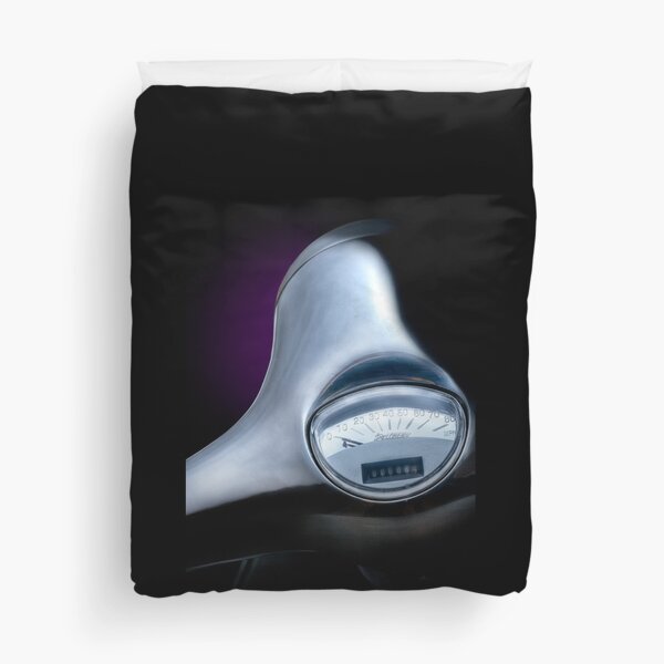Bare Metal Primavera Vespa Scooter Duvet Cover