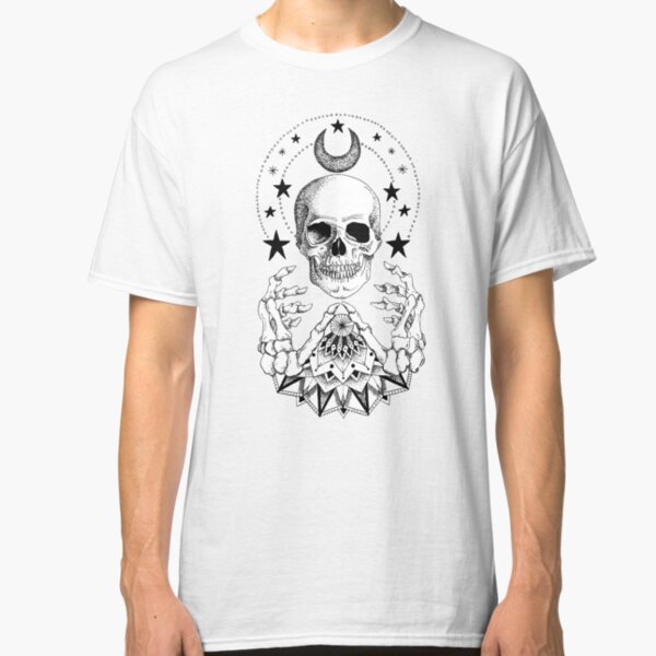Power Skull Mandala Classic T-Shirt