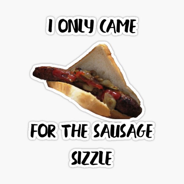 Bunnings Snag In Bread" Sticker For Sale By Moofier