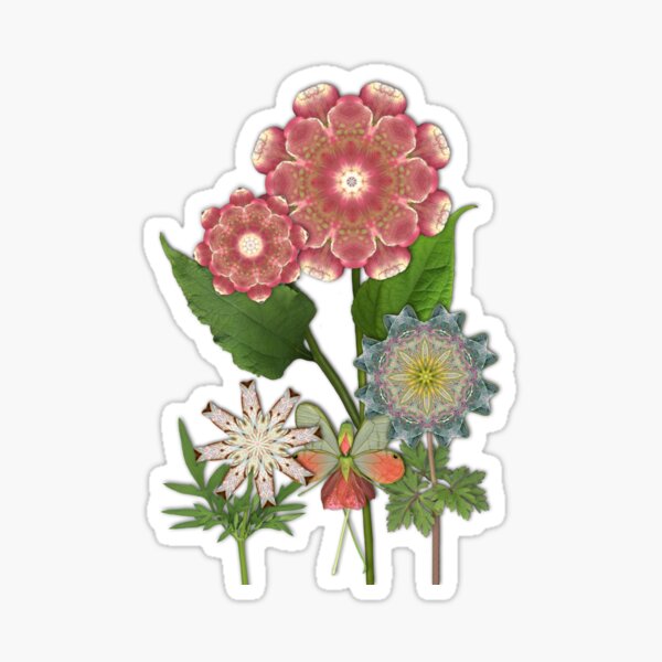 Flowers and Fairies of the Mystic Gardens Sticker