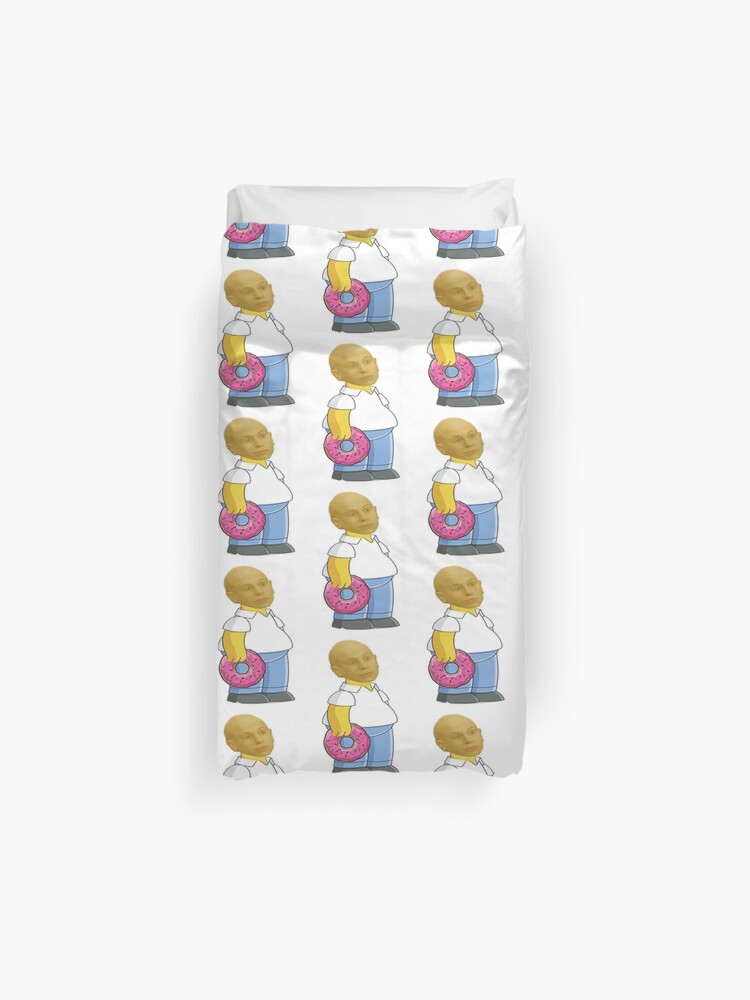 Homer Simpson But Its Verne Troyer Duvet Cover By Lost Iink