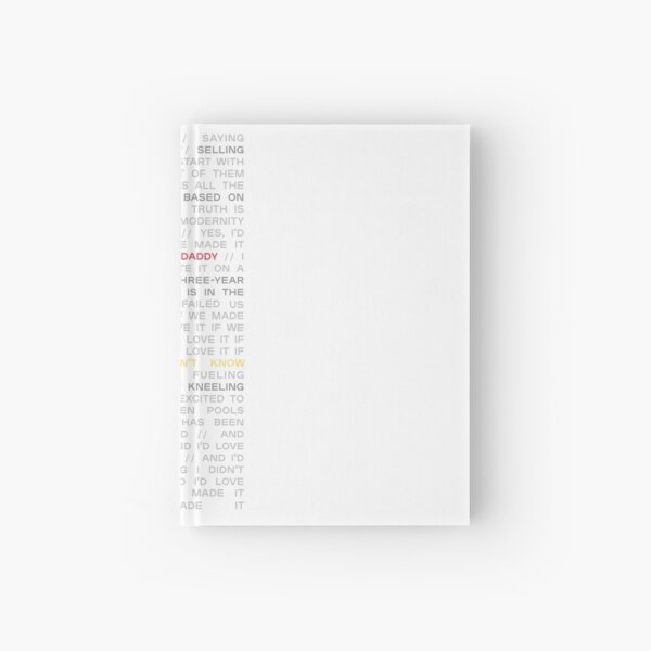 love it if we made it / a brief inquiry into online relationships - the 1975 Hardcover Journal