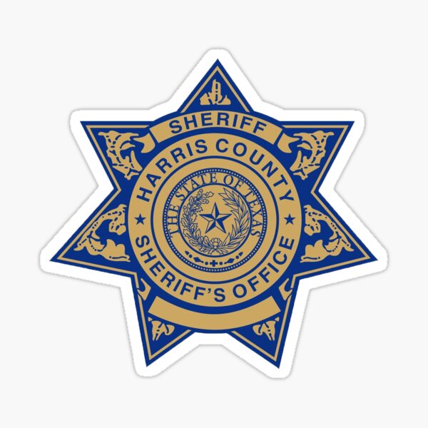 Harris County Sheriff Sticker For Sale By Lawrencebaird Redbubble