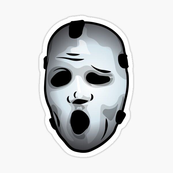 Ghost Face Stickers Redbubble - scream or ghost face roblox