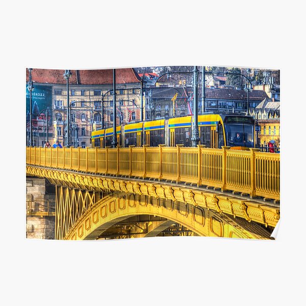 Margaret Bridge Budapest Poster