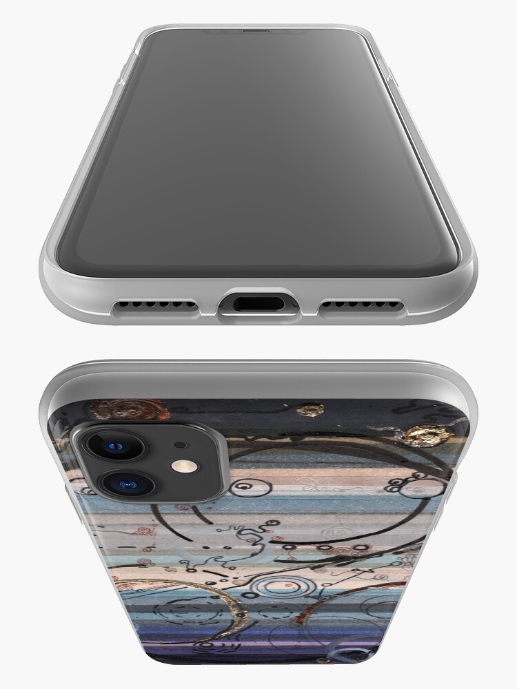 Alternate view of Space race ink on paper iPhone Case & Cover