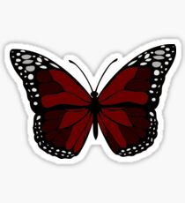 Red Butterfly Sticker