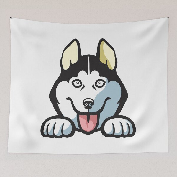 Item preview, Husky Peeking Dog designed and sold by Arkansas Made.