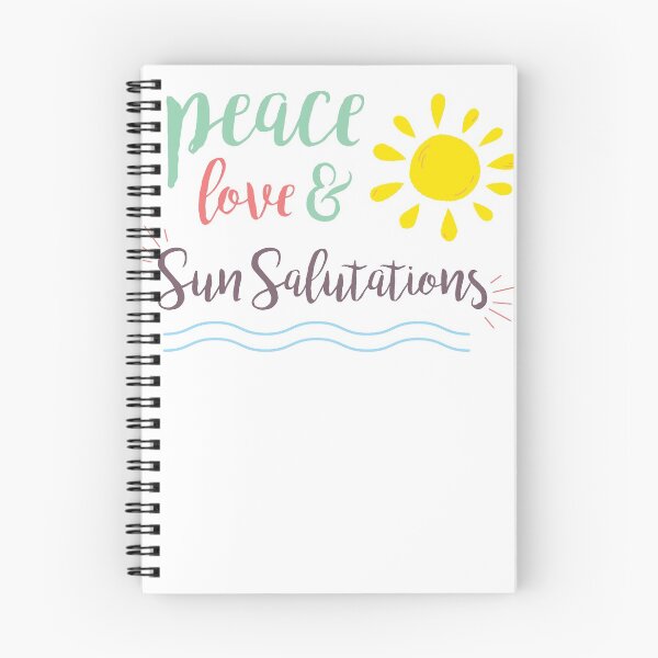 Item preview, peace love and sun salutations designed and sold by ToffDesigns.